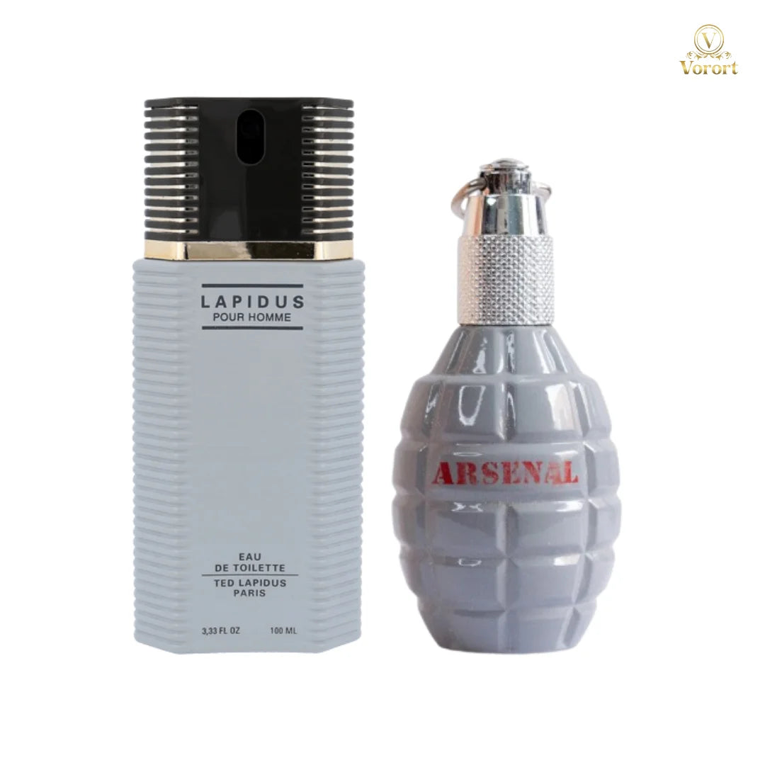 Combo Lapidus Pour Homme de 100 ML + Arsenal Gilles Cantuel de 100 ML