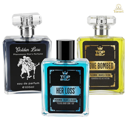 Combo Herloss + Love Bombed + Golden Lure de 100 ML